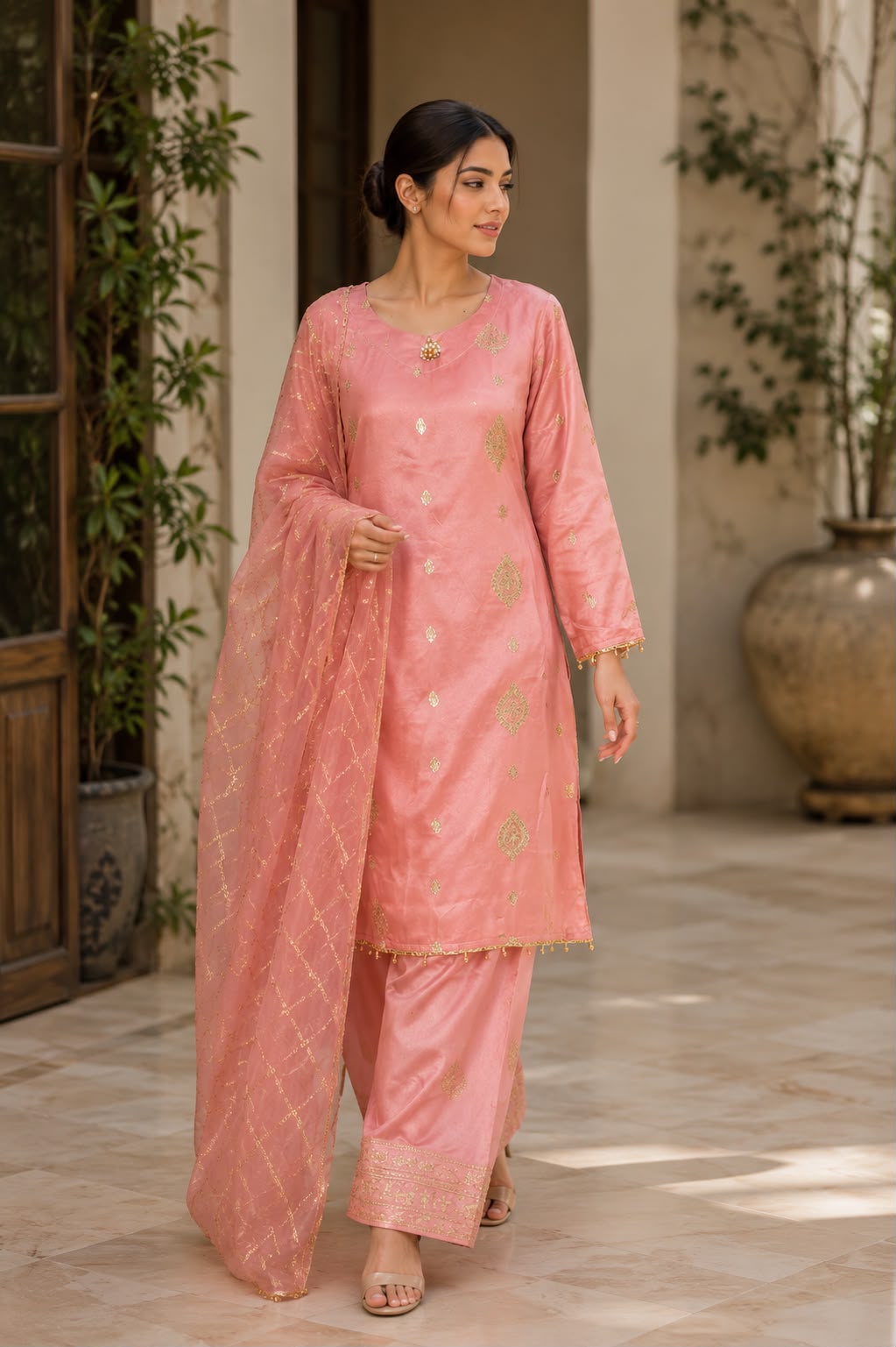Farshi Shalwar Suit – Elegance