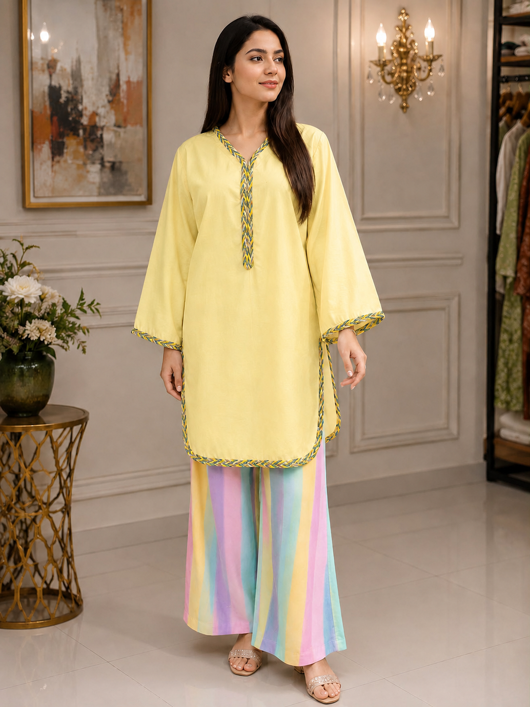 Pastel Harmony 2-Piece Suit