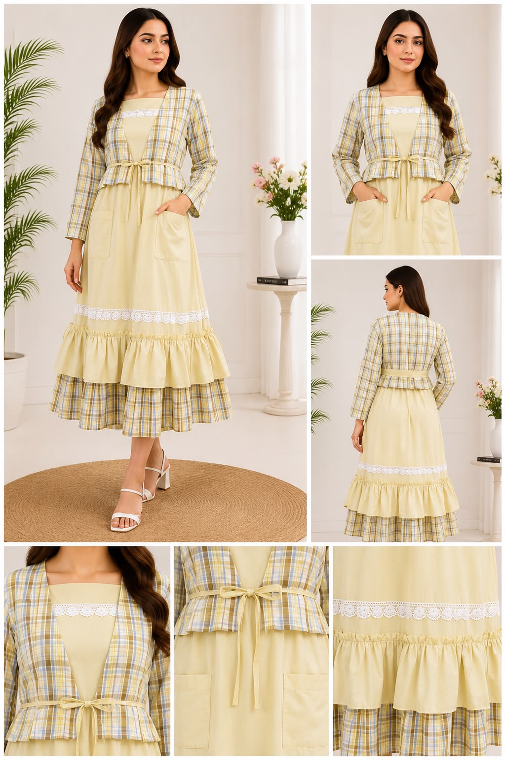 The Elara Layered Dress