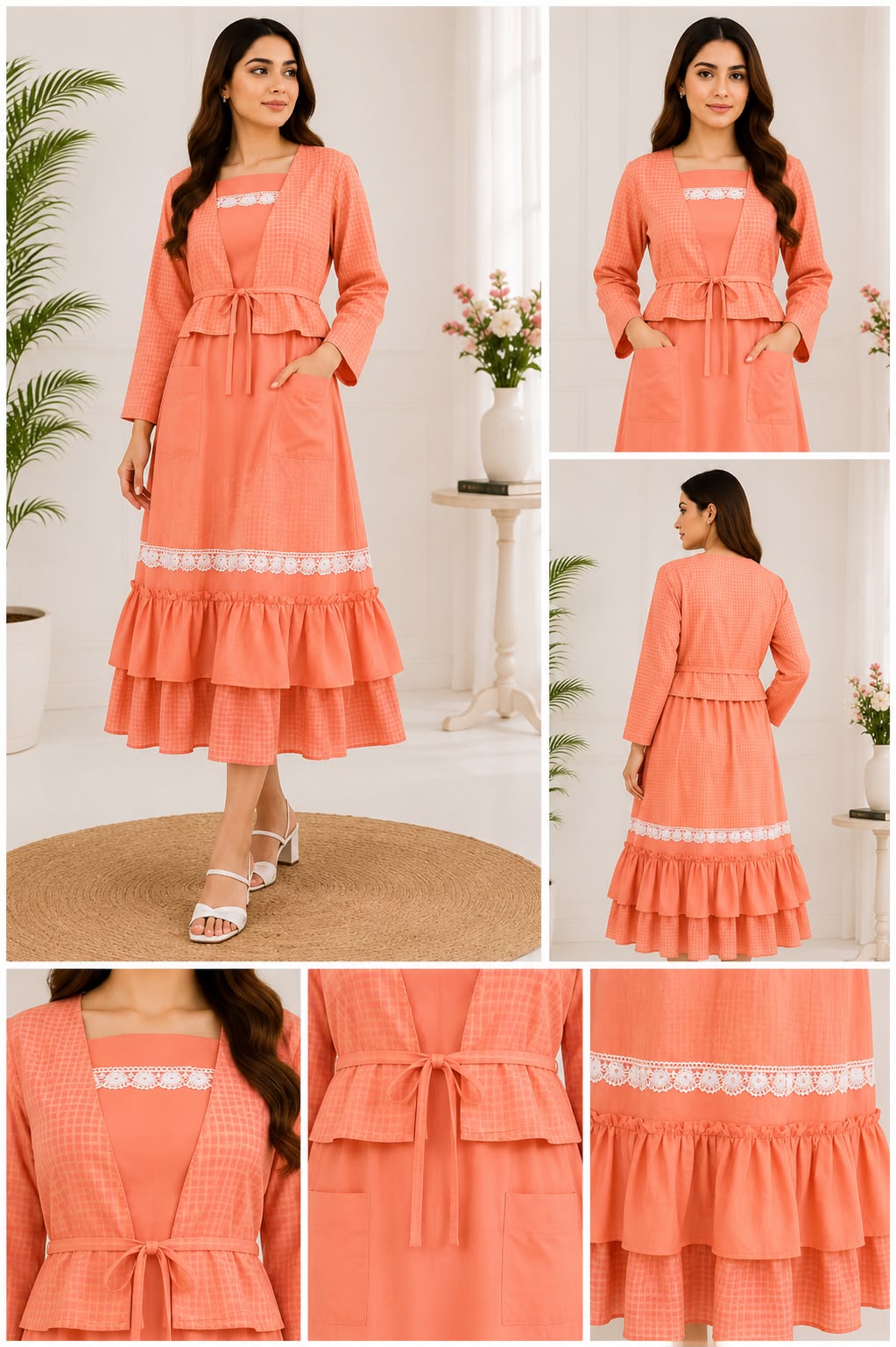 The Elara Layered Dress