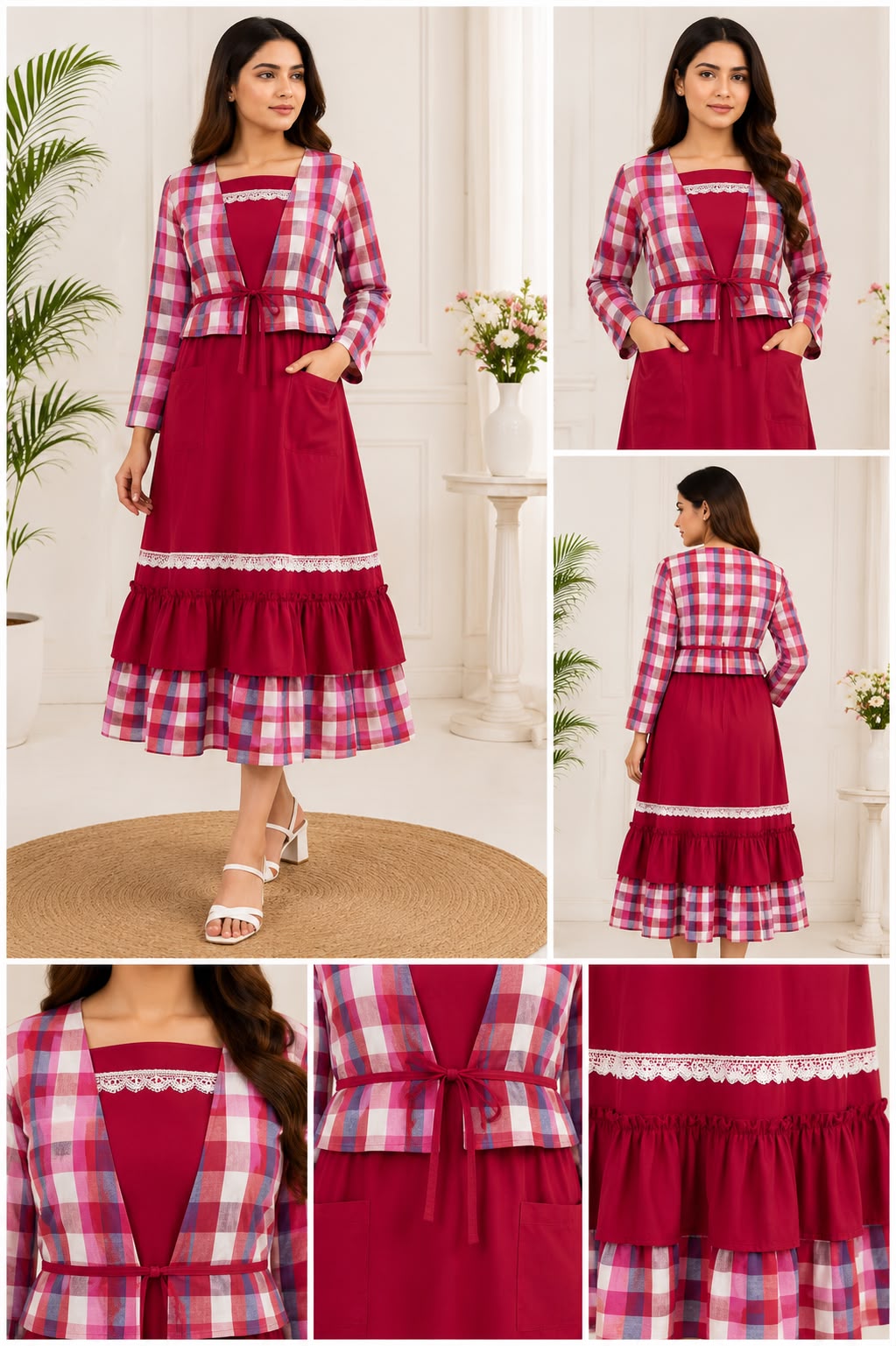The Elara Layered Dress