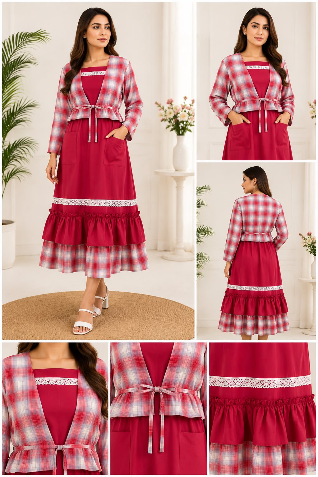 The Elara Layered Dress