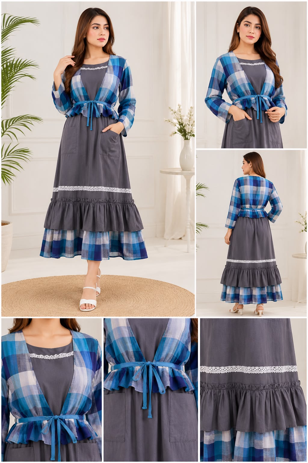 The Elara Layered Dress