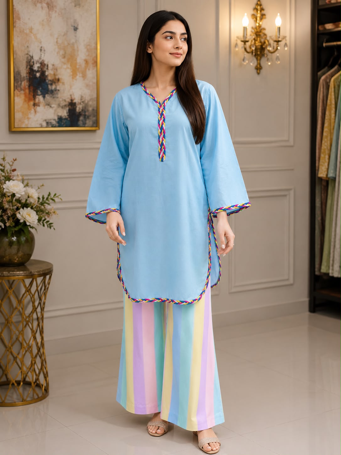 Pastel Harmony 2-Piece Suit