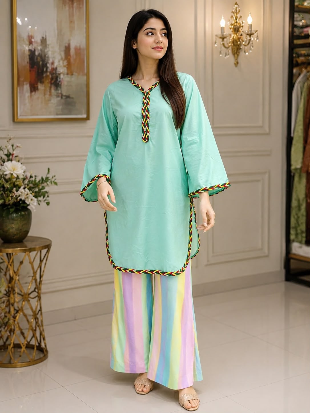 Pastel Harmony 2-Piece Suit