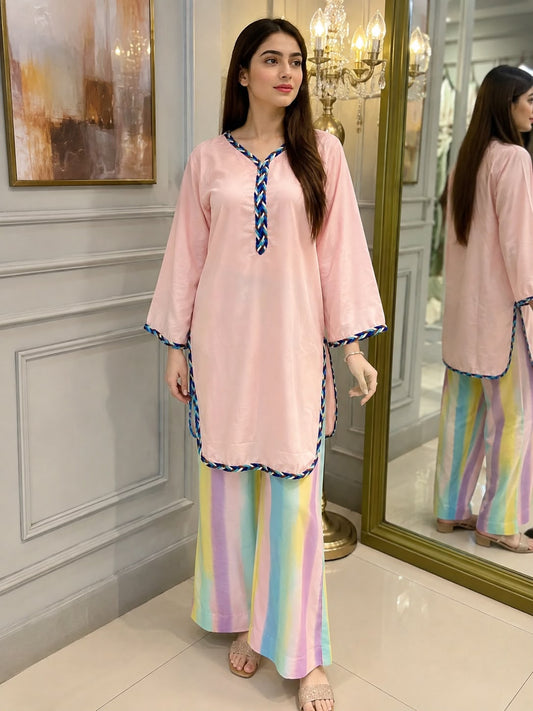 Pastel Harmony 2-Piece Suit