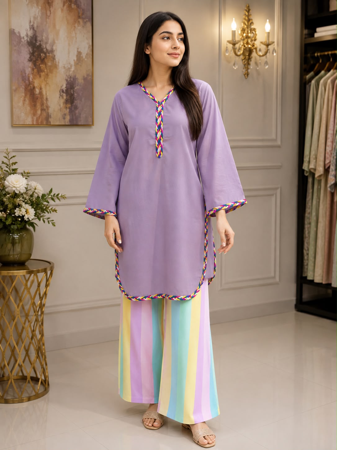 Pastel Harmony 2-Piece Suit