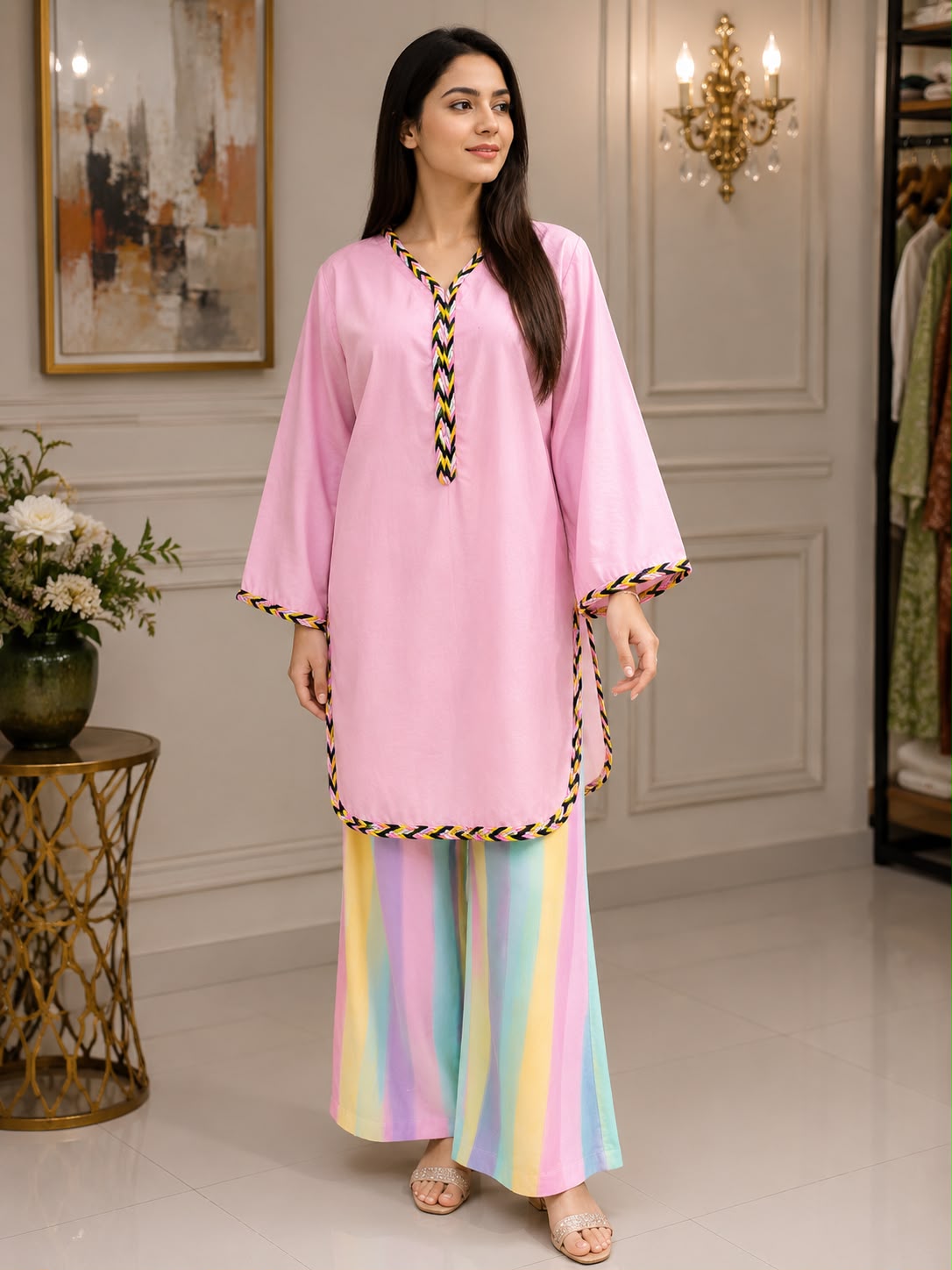 Pastel Harmony 2-Piece Suit