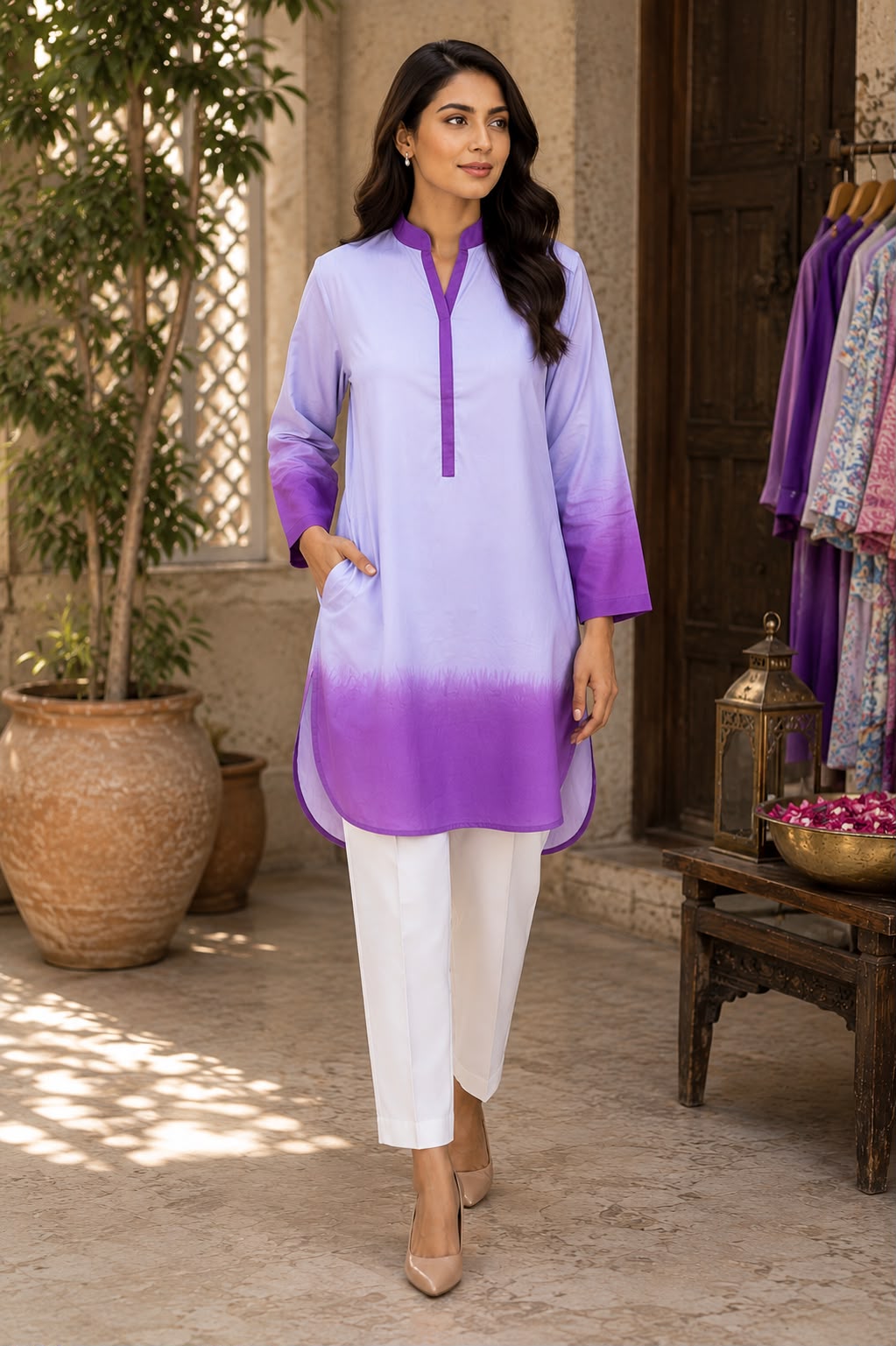 TIY & DIY Premium Original Soft Lawn Kurti